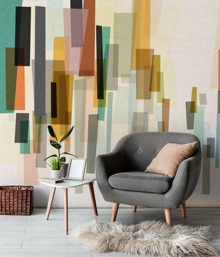 Modern wallpaper installation project 2